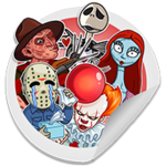 Logo of Spooky Stickers android Application 