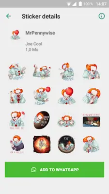 Spooky Stickers android App screenshot 3